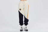 ロマンティッククラウン(ROMANTIC CROWN) COLOR BLOCK LOGO SWEAT PANTS_OATMEAL