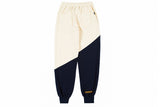 ロマンティッククラウン(ROMANTIC CROWN) COLOR BLOCK LOGO SWEAT PANTS_OATMEAL