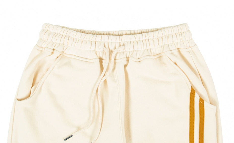 ロマンティッククラウン(ROMANTIC CROWN) COLOR BLOCK LOGO SWEAT PANTS_OATMEAL