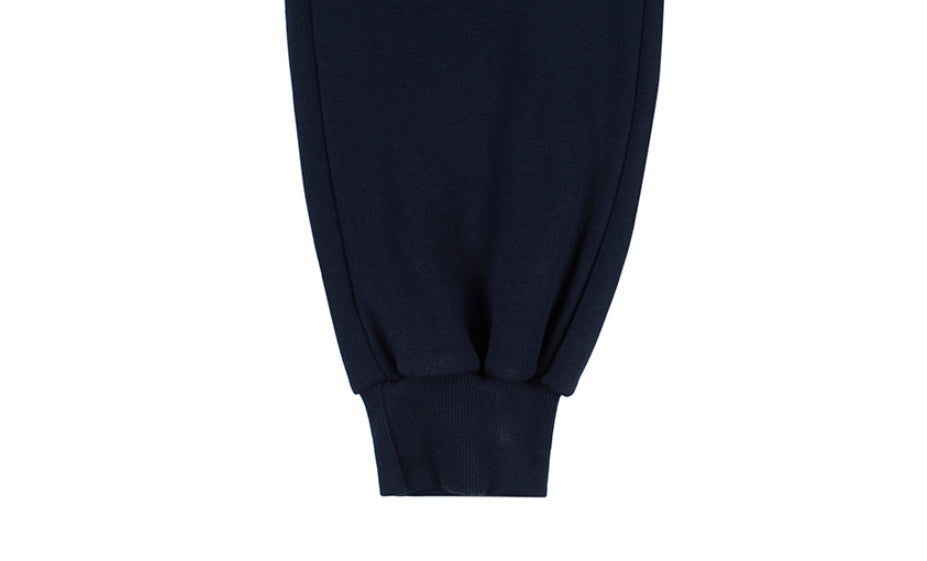 ロマンティッククラウン(ROMANTIC CROWN) COLOR BLOCK LOGO SWEAT PANTS_OATMEAL
