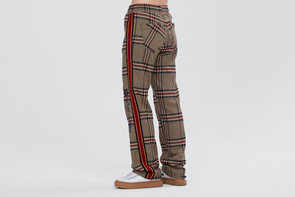 ロマンティッククラウン(ROMANTIC CROWN) OLD CHECK SLACKS_BEIGE