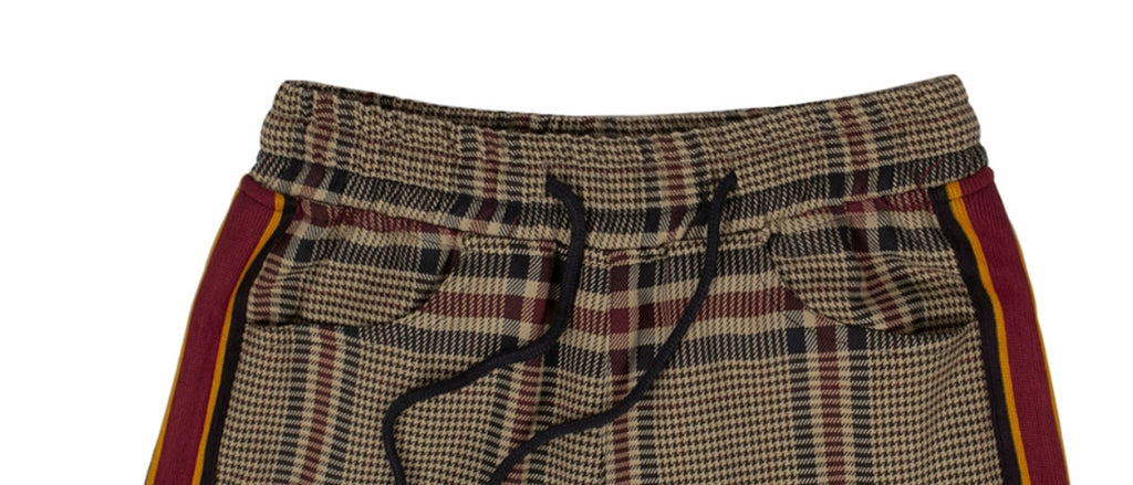 ロマンティッククラウン(ROMANTIC CROWN) OLD CHECK SLACKS_BEIGE