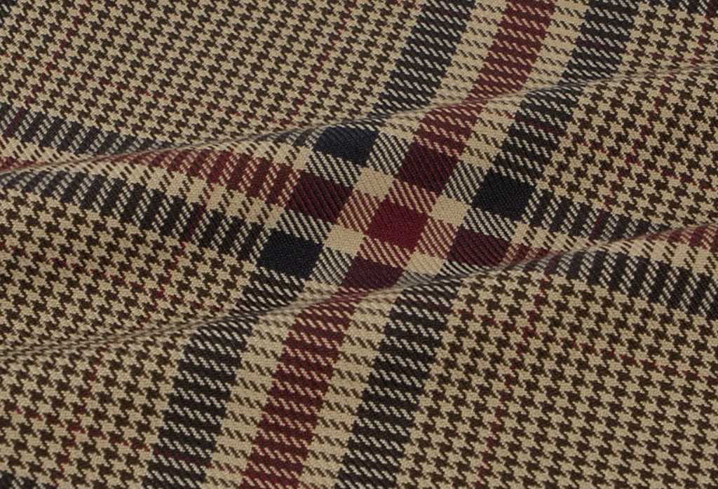 ロマンティッククラウン(ROMANTIC CROWN) OLD CHECK SLACKS_BEIGE