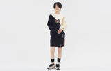 ロマンティッククラウン(ROMANTIC CROWN) COLOR BLOCK LOGO SWEATSHIRT_OATMEAL