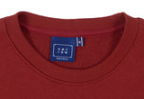 ロマンティッククラウン(ROMANTIC CROWN) COLOR BLOCK LOGO SWEATSHIRT_BURGUNDY
