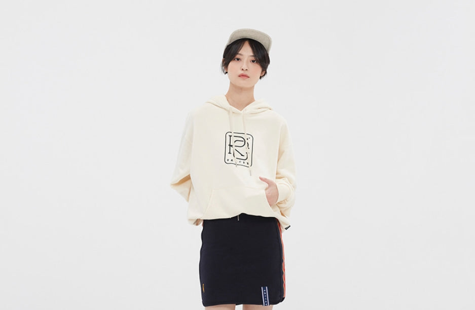 ロマンティッククラウン(ROMANTIC CROWN)RC BIG LOGO HOOD_OATMEAL