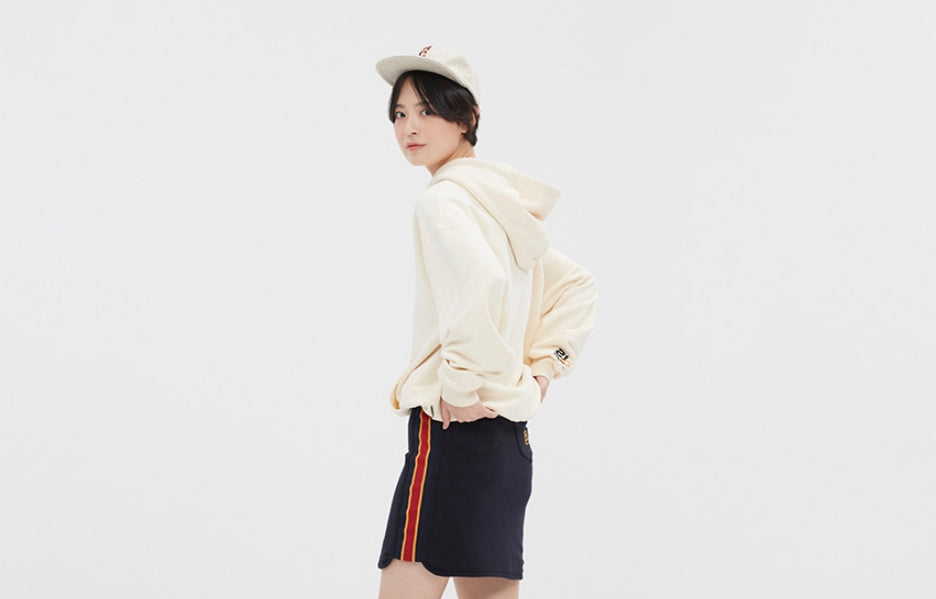 ロマンティッククラウン(ROMANTIC CROWN)RC BIG LOGO HOOD_OATMEAL