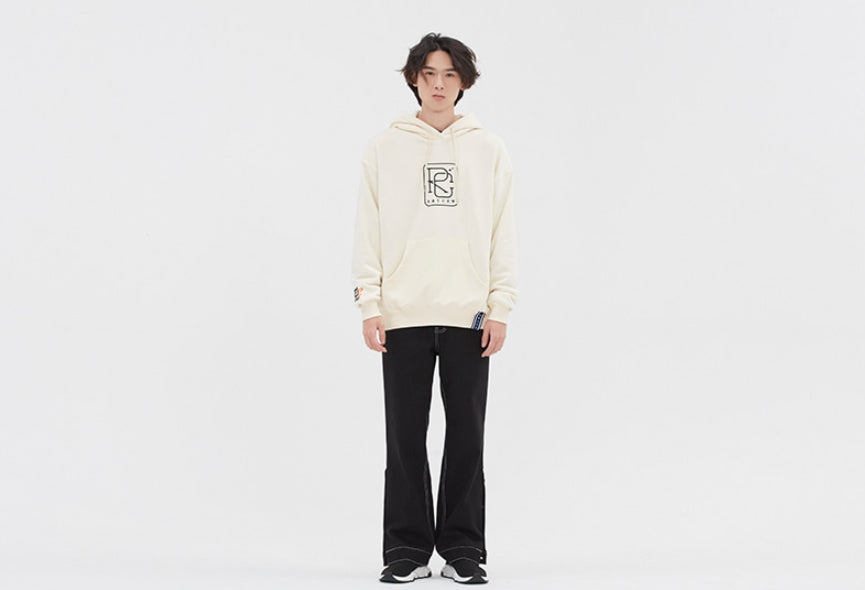 ロマンティッククラウン(ROMANTIC CROWN)RC BIG LOGO HOOD_OATMEAL