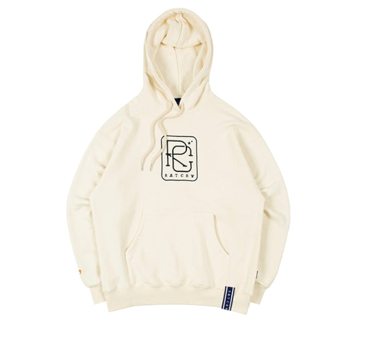 ロマンティッククラウン(ROMANTIC CROWN)RC BIG LOGO HOOD_OATMEAL