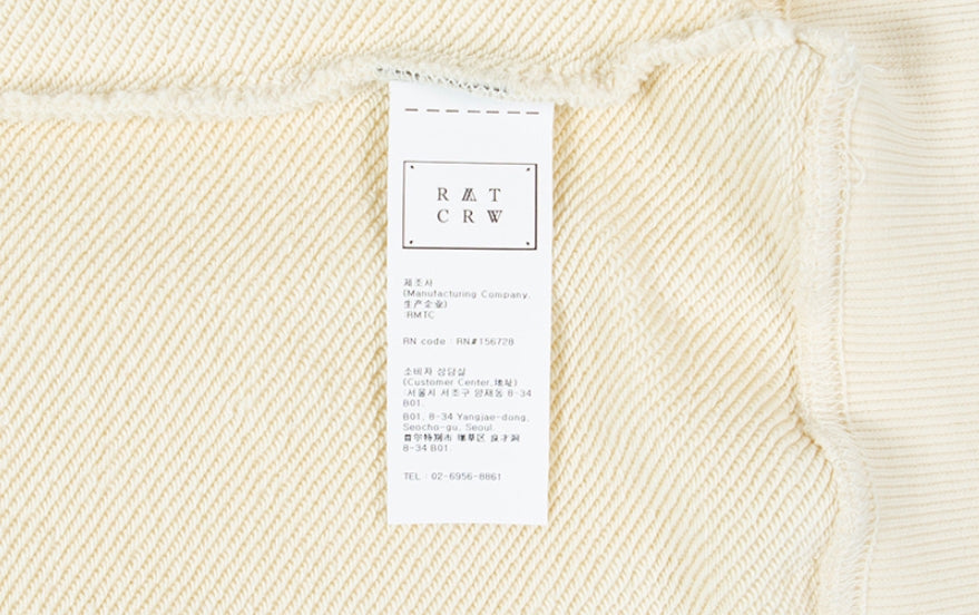 ロマンティッククラウン(ROMANTIC CROWN)RC BIG LOGO HOOD_OATMEAL