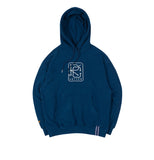 ロマンティッククラウン(ROMANTIC CROWN)RC BIG LOGO HOOD_BLUE
