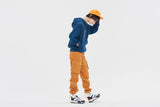 ロマンティッククラウン(ROMANTIC CROWN)RC BIG LOGO HOOD_BLUE