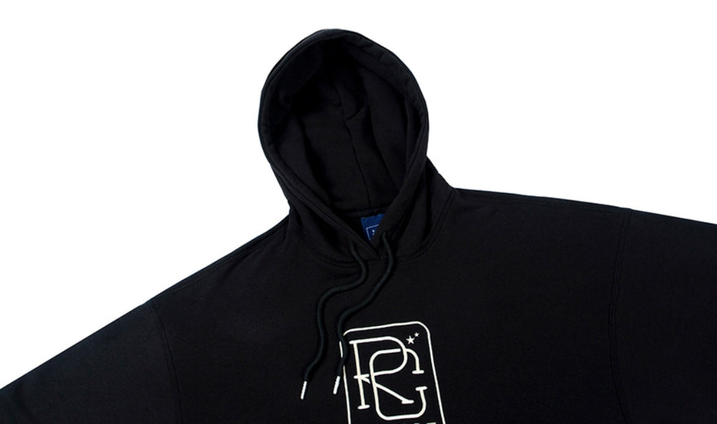 ロマンティッククラウン(ROMANTIC CROWN)RC BIG LOGO HOOD_BLACK