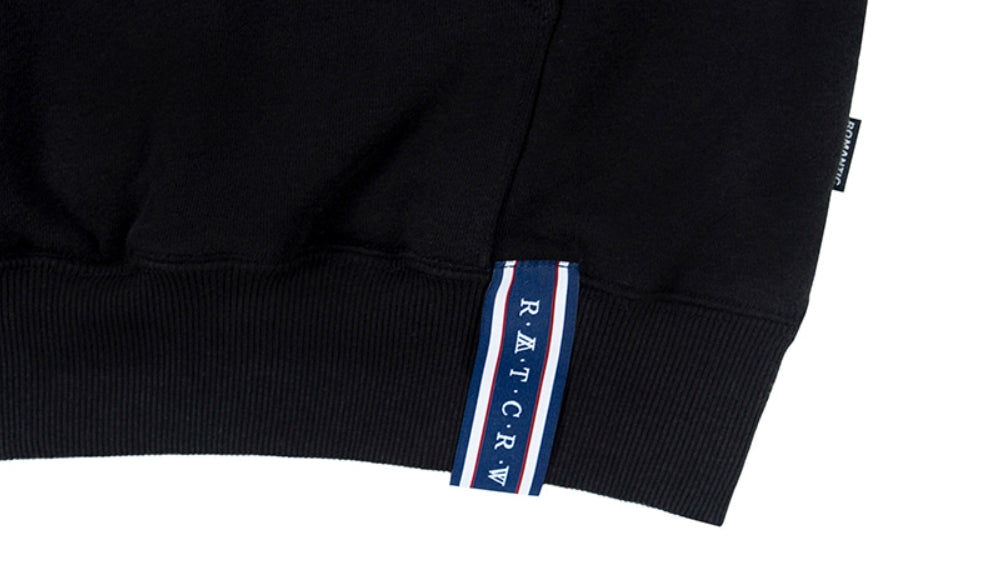 ロマンティッククラウン(ROMANTIC CROWN)RC BIG LOGO HOOD_BLACK