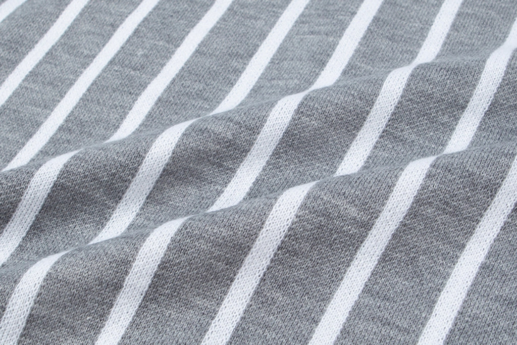 ロマンティッククラウン(ROMANTIC CROWN) FABRIC REVERSE KNIT SHIRT_WHITE