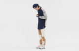 ロマンティッククラウン(ROMANTIC CROWN) FABRIC REVERSE KNIT SHIRT_NAVY