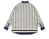 ロマンティッククラウン(ROMANTIC CROWN) FABRIC REVERSE KNIT SHIRT_NAVY