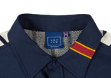 ロマンティッククラウン(ROMANTIC CROWN) FABRIC REVERSE KNIT SHIRT_NAVY