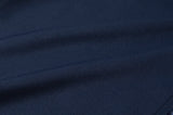ロマンティッククラウン(ROMANTIC CROWN) FABRIC REVERSE KNIT SHIRT_NAVY