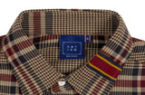 ロマンティッククラウン(ROMANTIC CROWN)OLD CHECK WIDE SHIRT_BEIGE