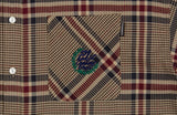 ロマンティッククラウン(ROMANTIC CROWN)OLD CHECK WIDE SHIRT_BEIGE