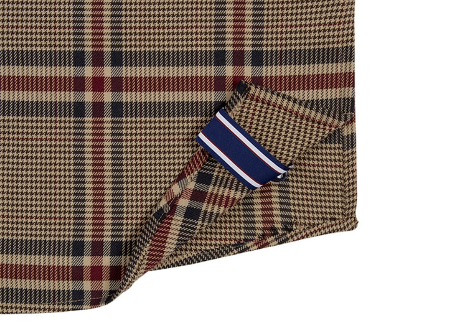 ロマンティッククラウン(ROMANTIC CROWN)OLD CHECK WIDE SHIRT_BEIGE