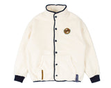 ロマンティッククラウン(ROMANTIC CROWN) BUTTON FLEECE JUMPER_OATMEAL