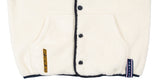 ロマンティッククラウン(ROMANTIC CROWN) BUTTON FLEECE JUMPER_OATMEAL