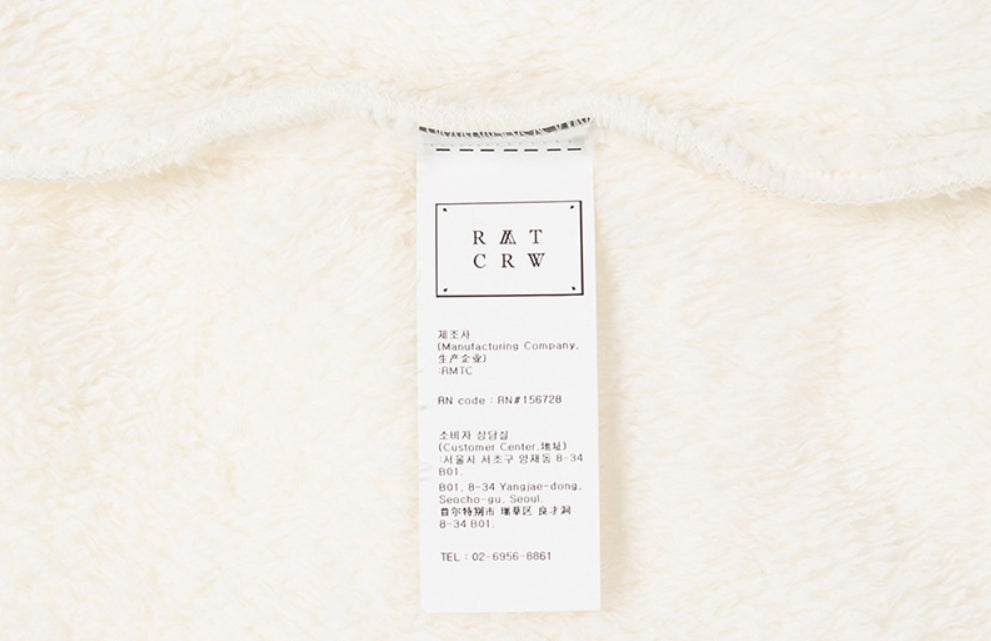 ロマンティッククラウン(ROMANTIC CROWN) BUTTON FLEECE JUMPER_OATMEAL