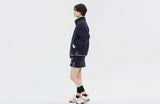 ロマンティッククラウン(ROMANTIC CROWN) BUTTON FLEECE JUMPER_NAVY
