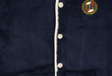 ロマンティッククラウン(ROMANTIC CROWN) BUTTON FLEECE JUMPER_NAVY