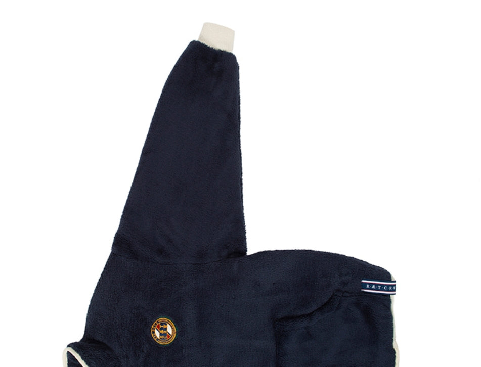ロマンティッククラウン(ROMANTIC CROWN) BUTTON FLEECE JUMPER_NAVY
