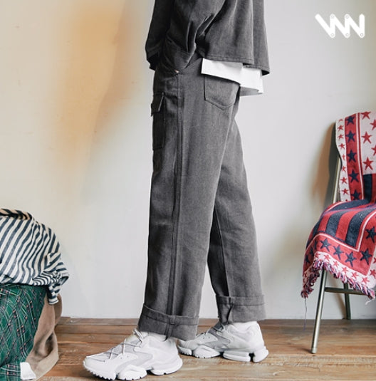 ダブルユーブイプロジェクト(WV PROJECT) WEST WIDE WORK PANTS CHARCOAL CJLP7318