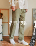 ダブルユーブイプロジェクト(WV PROJECT) WEST WIDE WORK PANTS OLIVE CJLP7318