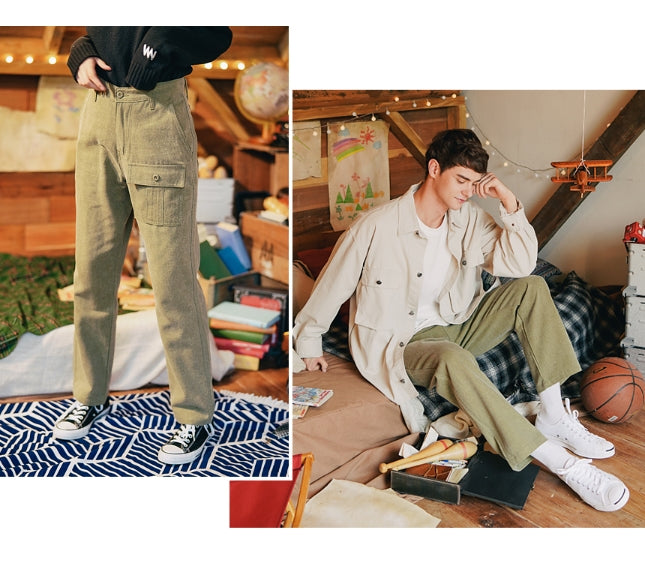 ダブルユーブイプロジェクト(WV PROJECT) WEST WIDE WORK PANTS OLIVE CJLP7318