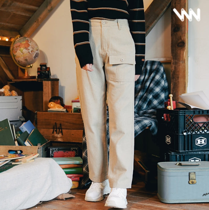 ダブルユーブイプロジェクト(WV PROJECT) WEST WIDE WORK PANTS BEIGE CJLP7318