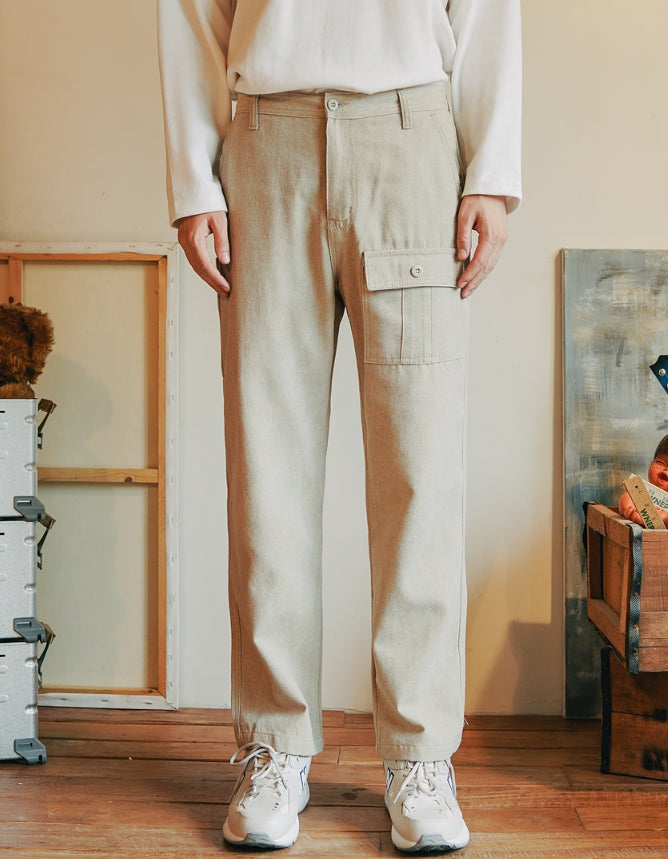 ダブルユーブイプロジェクト(WV PROJECT) WEST WIDE WORK PANTS BEIGE CJLP7318