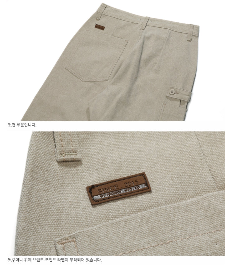 ダブルユーブイプロジェクト(WV PROJECT) WEST WIDE WORK PANTS BEIGE CJLP7318