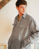 ダブルユーブイプロジェクト(WV PROJECT)WORKLOOK PIGMENT SHIRT GRAY MJLS7317