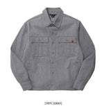 ダブルユーブイプロジェクト(WV PROJECT)WORKLOOK PIGMENT SHIRT GRAY MJLS7317