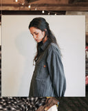 ダブルユーブイプロジェクト(WV PROJECT)WORKLOOK PIGMENT SHIRT CHARCOAL MJLS7317