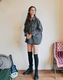 ダブルユーブイプロジェクト(WV PROJECT)WORKLOOK PIGMENT SHIRT CHARCOAL MJLS7317