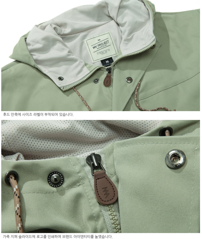 ダブルユーブイプロジェクト(WV PROJECT) BREATH SHORT JUMPER KHAKI JJOT7303