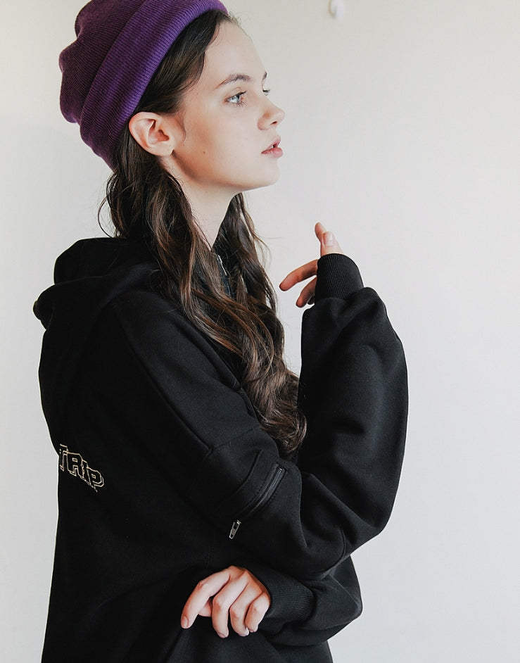 ダブルユーブイプロジェクト(WV PROJECT) TRIVER ANORAK HOOD BLACK MJHD7305
