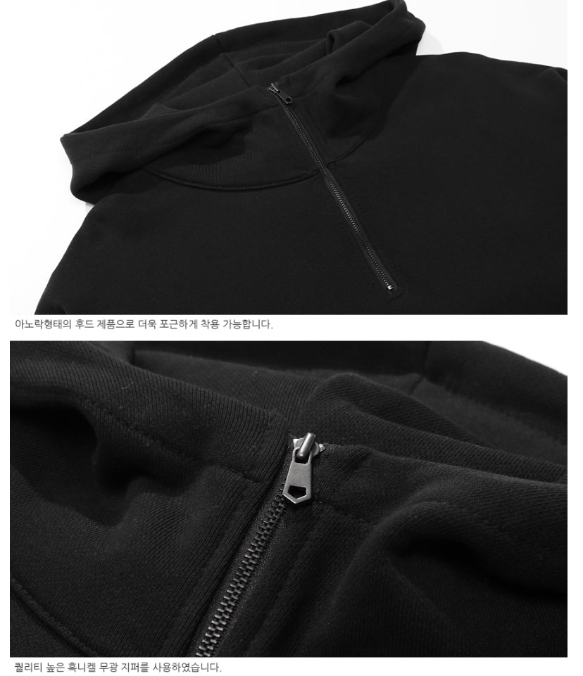 ダブルユーブイプロジェクト(WV PROJECT) TRIVER ANORAK HOOD BLACK MJHD7305