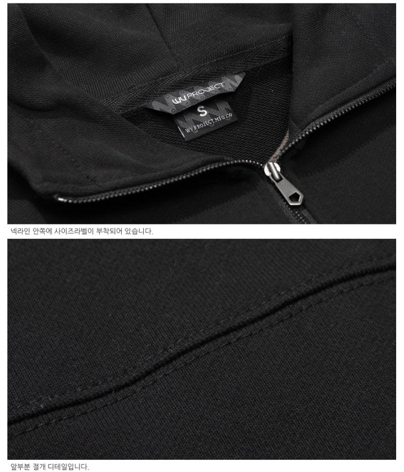 ダブルユーブイプロジェクト(WV PROJECT) TRIVER ANORAK HOOD BLACK MJHD7305