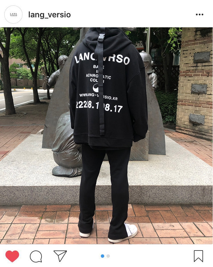 ランベルシオ(LANG VERSIO)180 Back Printing Buckle Hoodie