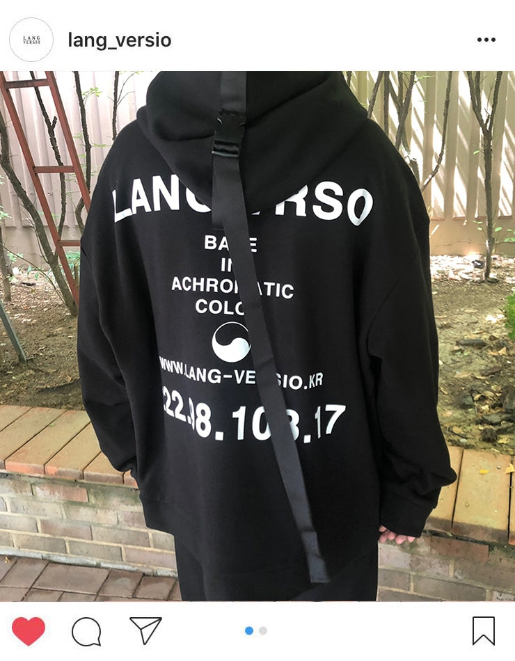ランベルシオ(LANG VERSIO)180 Back Printing Buckle Hoodie