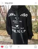 ランベルシオ(LANG VERSIO)180 Back Printing Buckle Hoodie