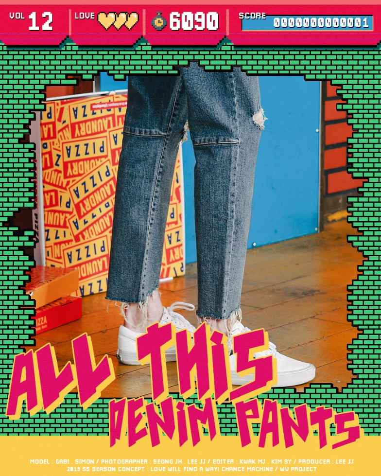 ダブルユーブイプロジェクト(WV PROJECT) ALL THIS DENIM PANTS MJLP7263